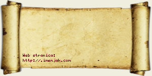 Hana Tomanović vizit kartica